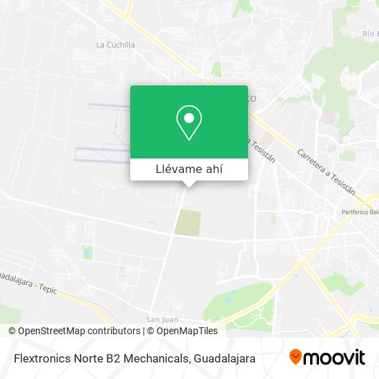 Mapa de Flextronics Norte B2 Mechanicals