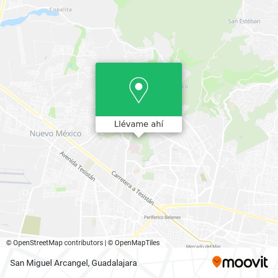 Mapa de San Miguel Arcangel