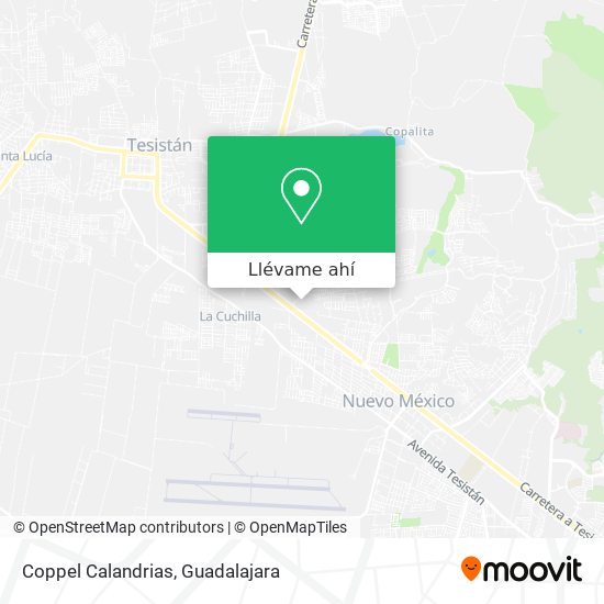 Mapa de Coppel Calandrias