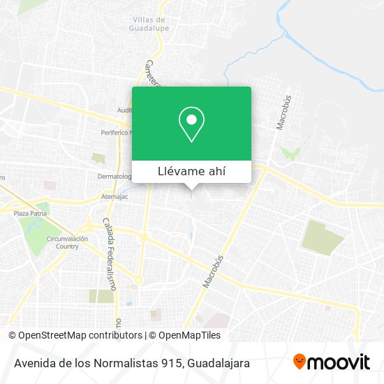 Mapa de Avenida de los Normalistas 915