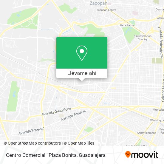 Mapa de Centro Comercial ¨Plaza Bonita