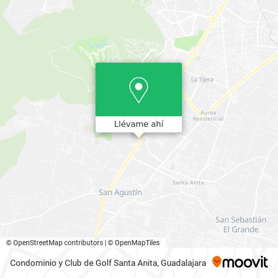 Mapa de Condominio y Club de Golf Santa Anita