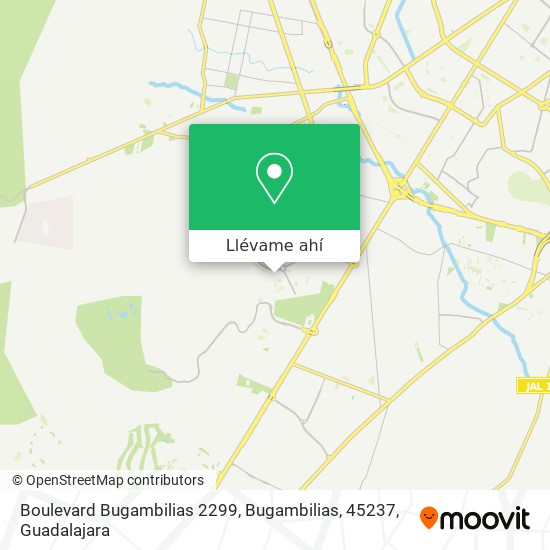 Cómo llegar a Boulevard Bugambilias 2299, Bugambilias, 45237 en Guadalajara  en Autobús?