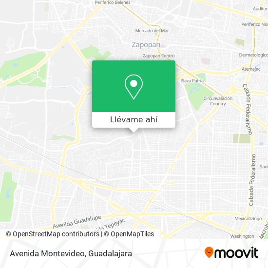 Mapa de Avenida Montevideo