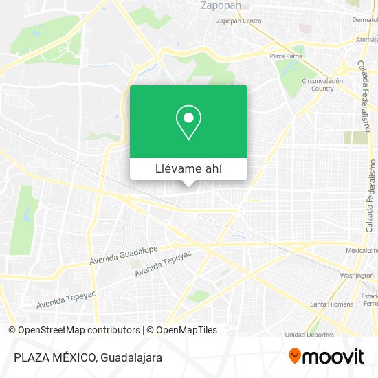 Mapa de PLAZA MÉXICO