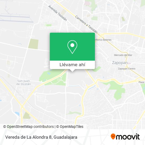 Mapa de Vereda de La Alondra 8