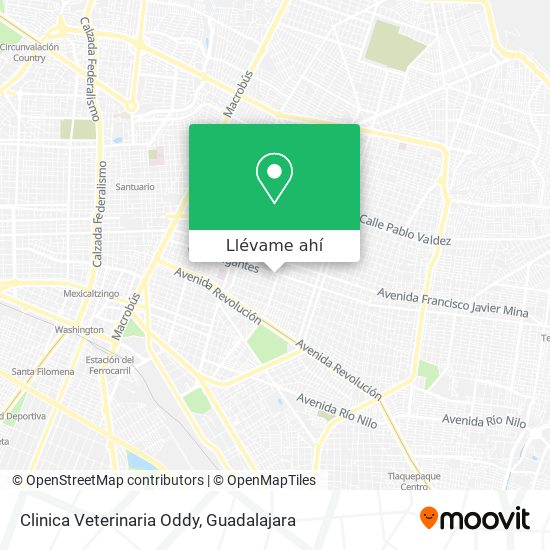 Mapa de Clinica Veterinaria Oddy