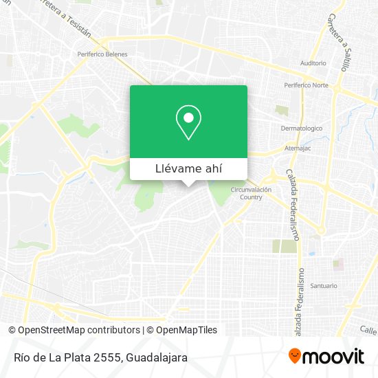 Mapa de Río de La Plata 2555