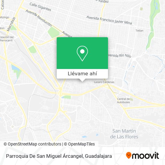 Mapa de Parroquia De San Miguel Árcangel