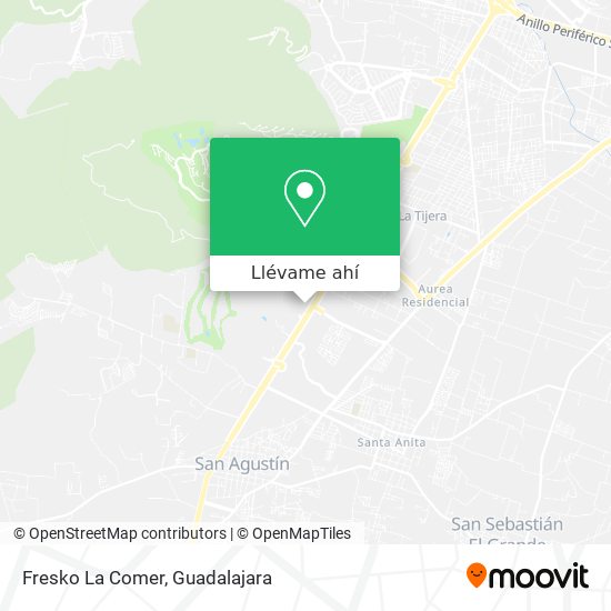 Mapa de Fresko La Comer