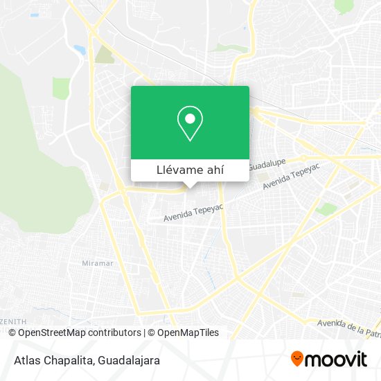 Cómo llegar a Atlas Chapalita en Guadalajara en Autobús o Tren?