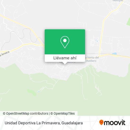 Mapa de Unidad Deportiva La Primavera