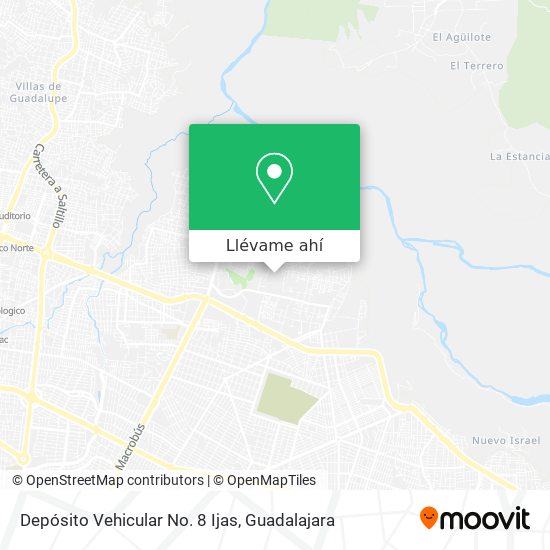 Mapa de Depósito Vehicular No. 8 Ijas