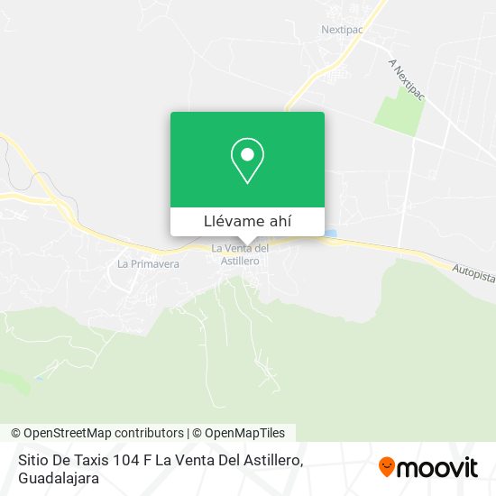 Mapa de Sitio De Taxis 104 F La Venta Del Astillero
