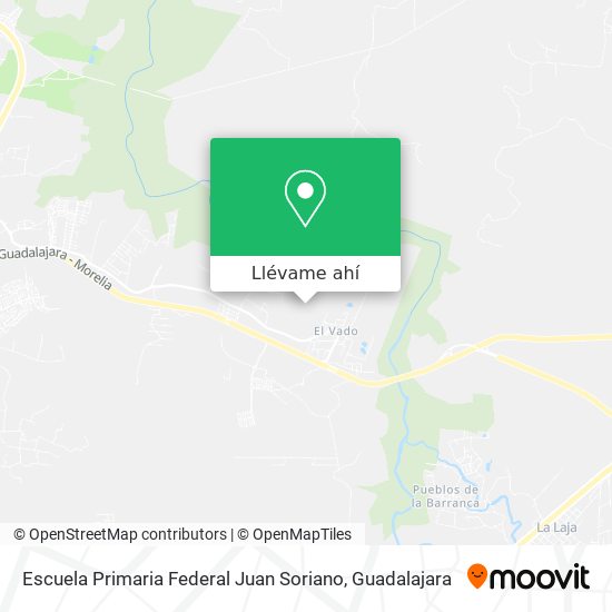 Mapa de Escuela Primaria Federal Juan Soriano