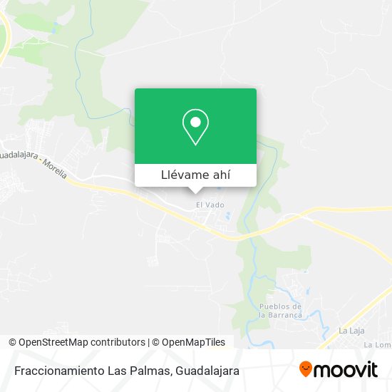 Mapa de Fraccionamiento Las Palmas