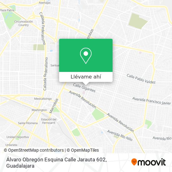 Mapa de Álvaro Obregón Esquina Calle Jarauta 602