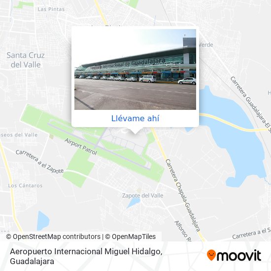 Mapa de Aeropuerto Internacional Miguel Hidalgo