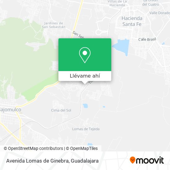 Mapa de Avenida Lomas de Ginebra