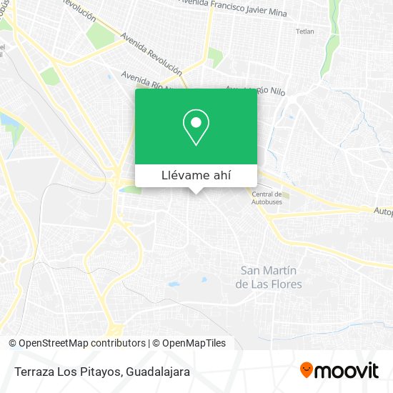 Mapa de Terraza Los Pitayos