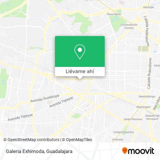 Mapa de Galería Exhimoda