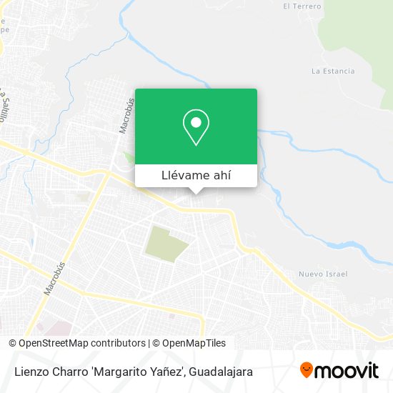 Mapa de Lienzo Charro 'Margarito Yañez'