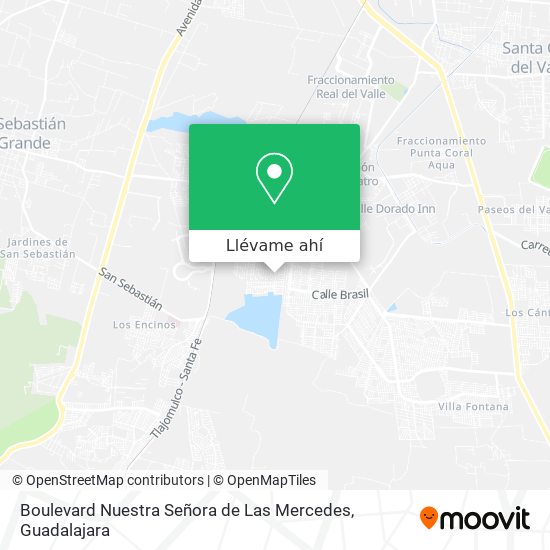 Mapa de Boulevard Nuestra Señora de Las Mercedes