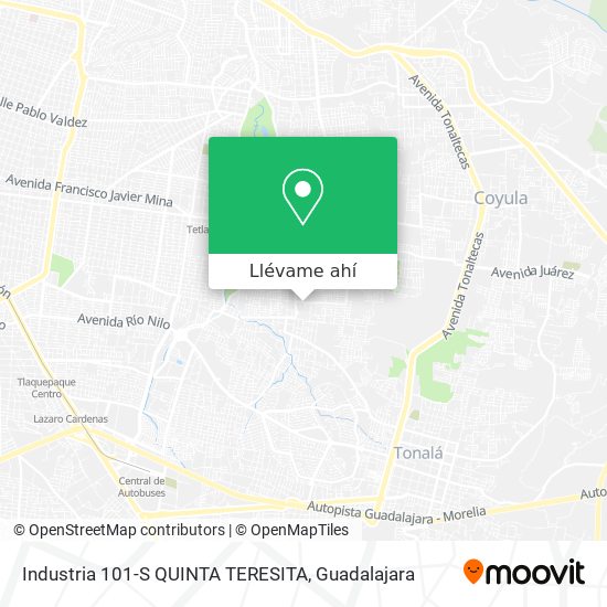 Mapa de Industria 101-S QUINTA TERESITA