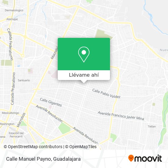 Mapa de Calle Manuel Payno