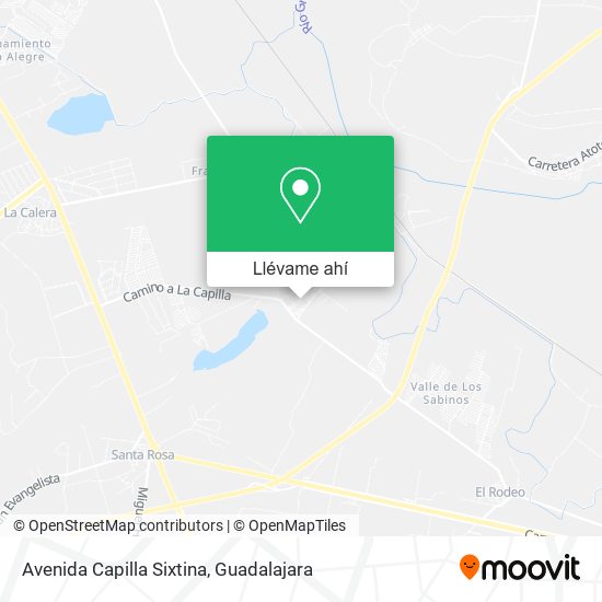 Mapa de Avenida Capilla Sixtina
