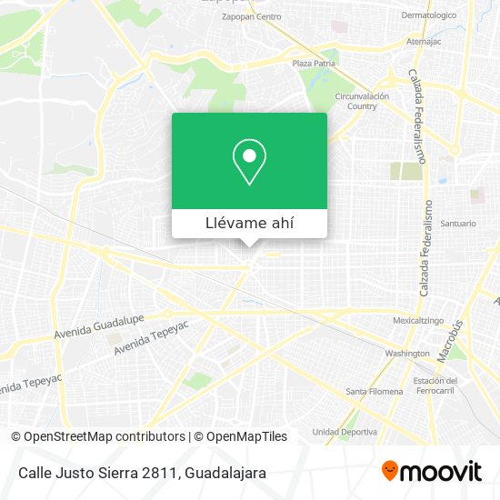 Mapa de Calle Justo Sierra 2811