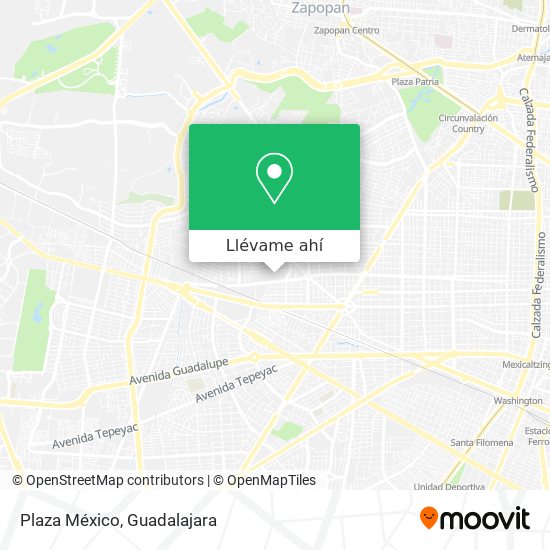 Mapa de Plaza México