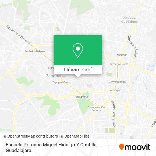 Mapa de Escuela Primaria Miguel Hidalgo Y Costilla