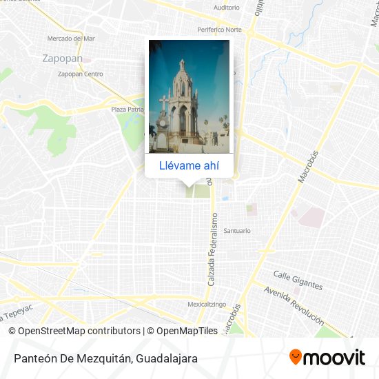 Cómo llegar a Panteón De Mezquitán en Guadalajara en Autobús o Tren?