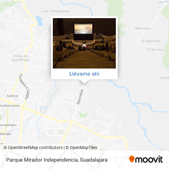 Mapa de Parque Mirador Independencia