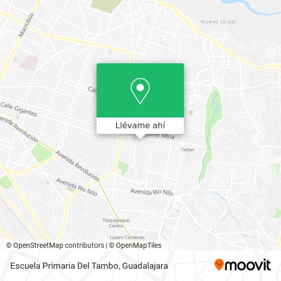 Mapa de Escuela Primaria Del Tambo