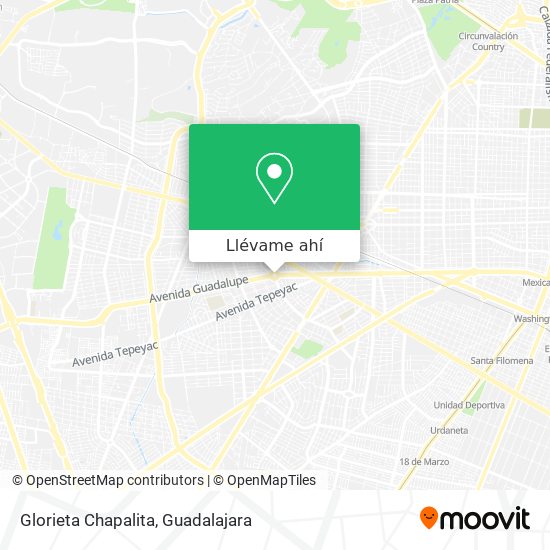 Mapa de Glorieta Chapalita