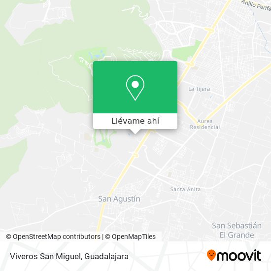 Mapa de Viveros San Miguel