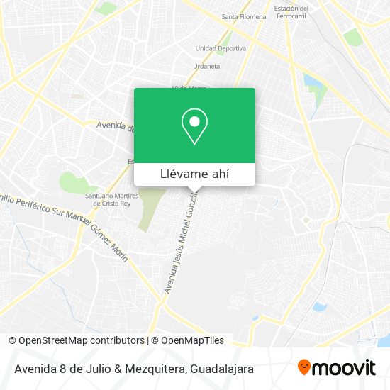 Mapa de Avenida 8 de Julio & Mezquitera