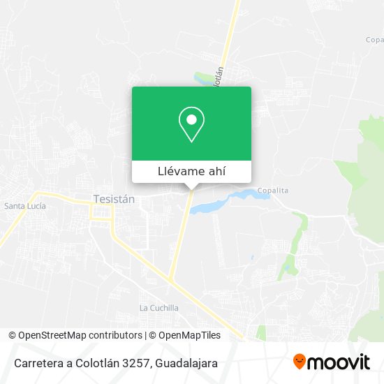 Mapa de Carretera a Colotlán 3257