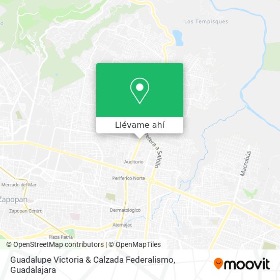Mapa de Guadalupe Victoria & Calzada Federalismo