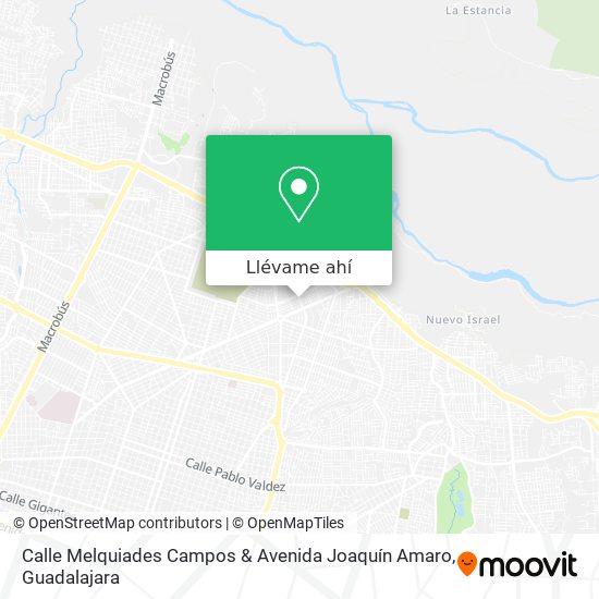 Mapa de Calle Melquiades Campos & Avenida Joaquín Amaro