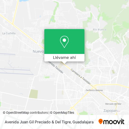 Mapa de Avenida Juan Gil Preciado & Del Tigre