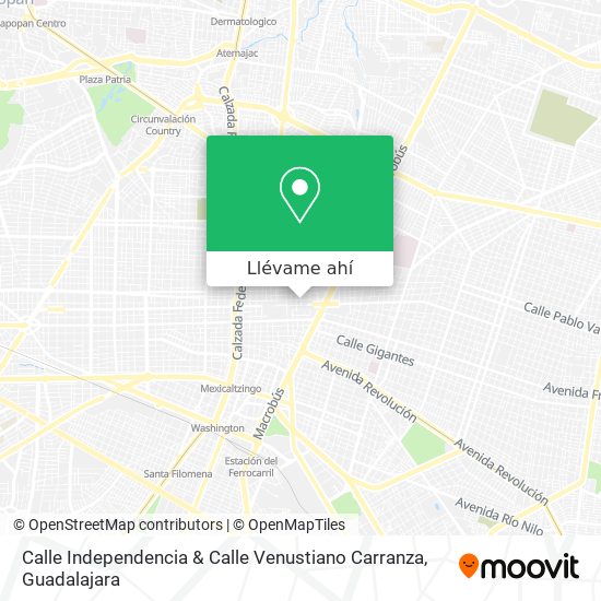 Mapa de Calle Independencia & Calle Venustiano Carranza