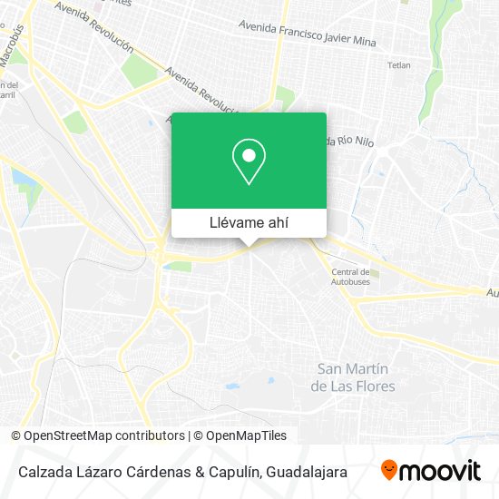 Mapa de Calzada Lázaro Cárdenas & Capulín