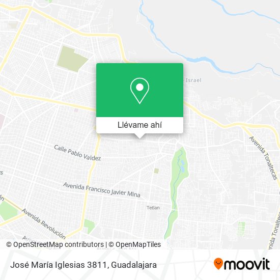 Mapa de José María Iglesias 3811