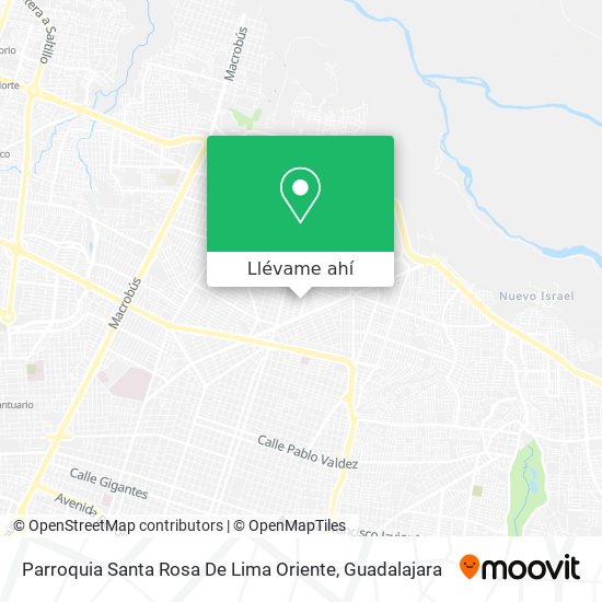 Cómo llegar a Parroquia Santa Rosa De Lima Oriente en Guadalajara en  Autobús o Tren?