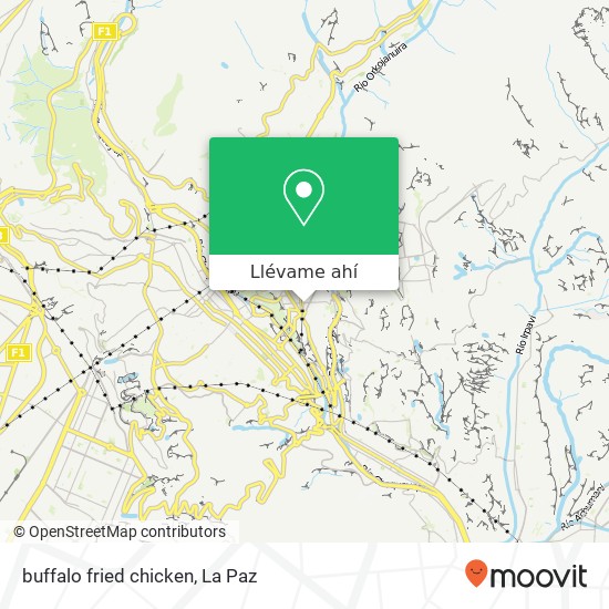 Mapa de buffalo fried chicken