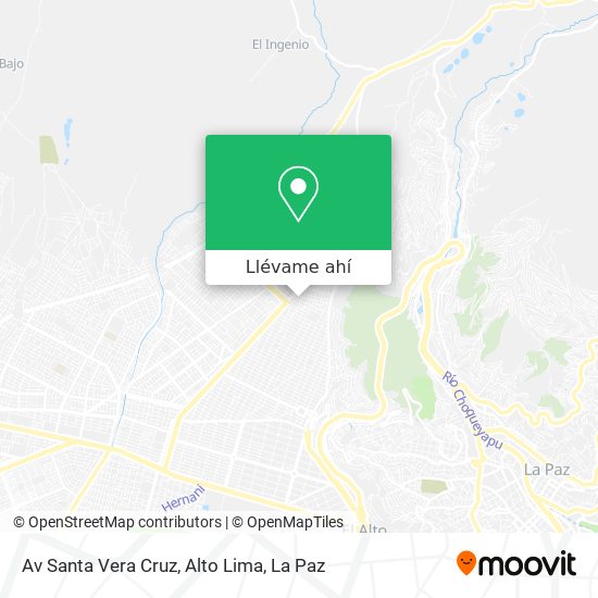 Mapa de Av Santa Vera Cruz, Alto Lima