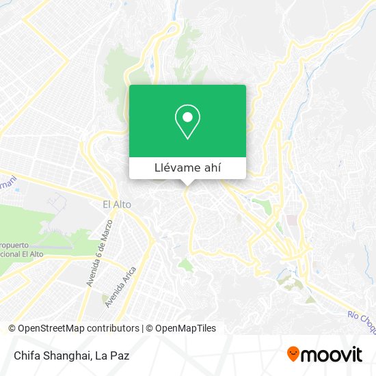 Mapa de Chifa Shanghai